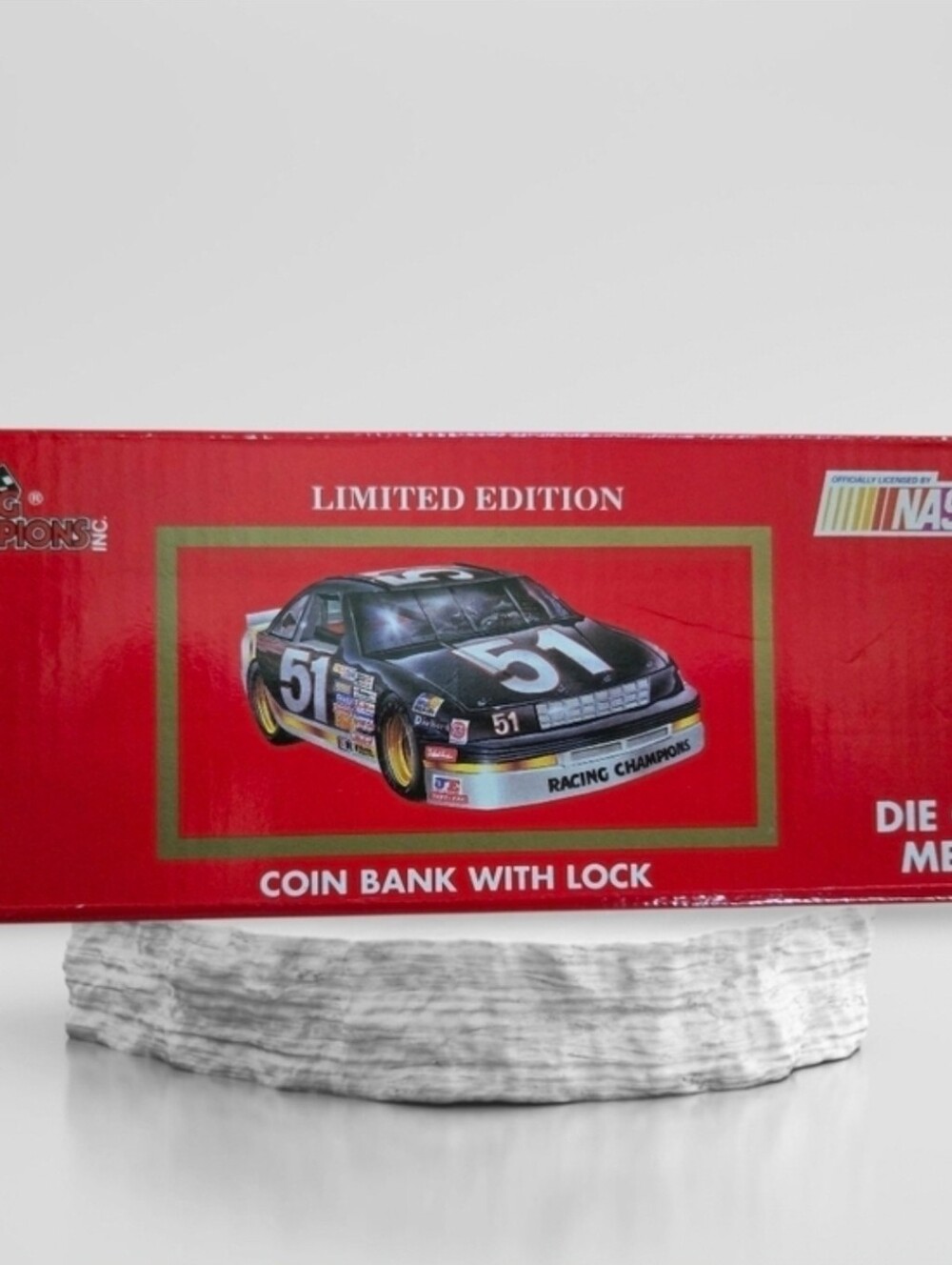 NASCAR 1992 Racing Champions #51 Die-Cast Bank 1:24 - 1 of 7500 NIB